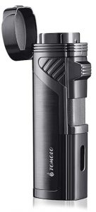 Quadruple flame cigar lighter by Tomato