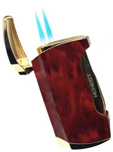 Dual flame lighter