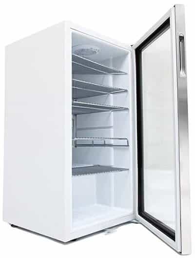 Whynter drinks fridge in white trim