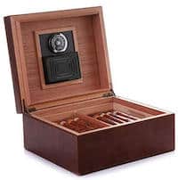 MEGACRA cedar tray with the hygrometer