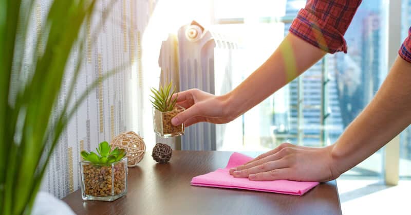 Polishing counter tops