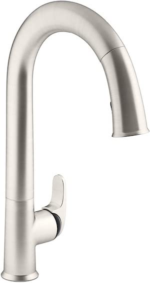 precision activated Touchless steel tap by Kohler