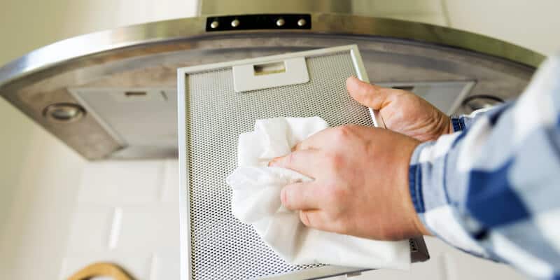 cleaning filter for kitchen air vent