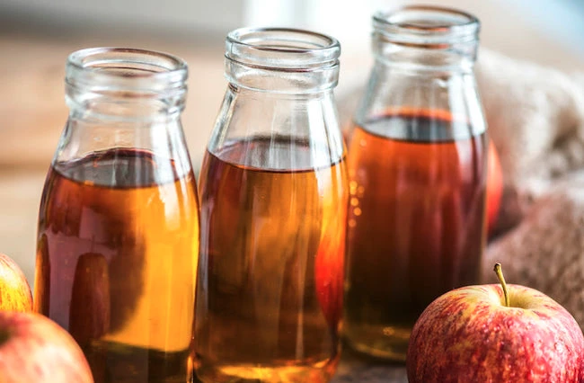 apple cider vinegar samples