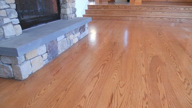 red oak wood floor