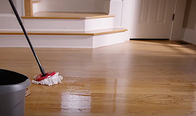 removing stickiness from laminate floors