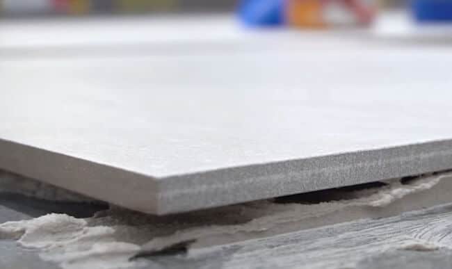 laying ceramic floors on concrete floors