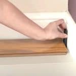 wooden flooring to make room look bigger