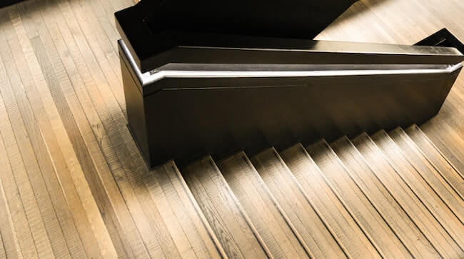 how to install vinyl tiles on stairs