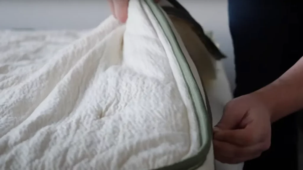 remove mattress topper cover
