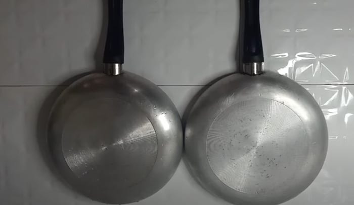 The Process of Cleaning the Outside of the Pan