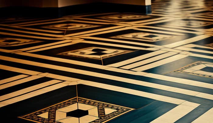 art deco flooring