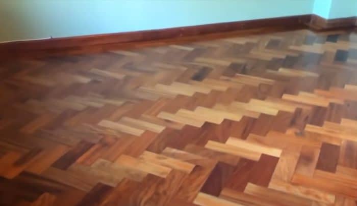 parquet flooring restored