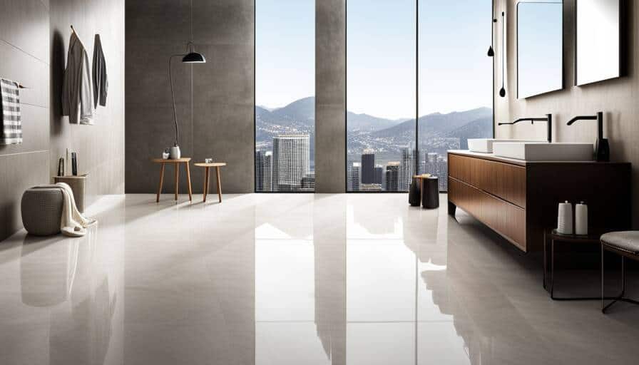 how to clean porcelain tile