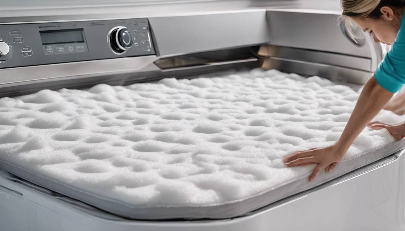 can you machine wash foam mattress toppers
