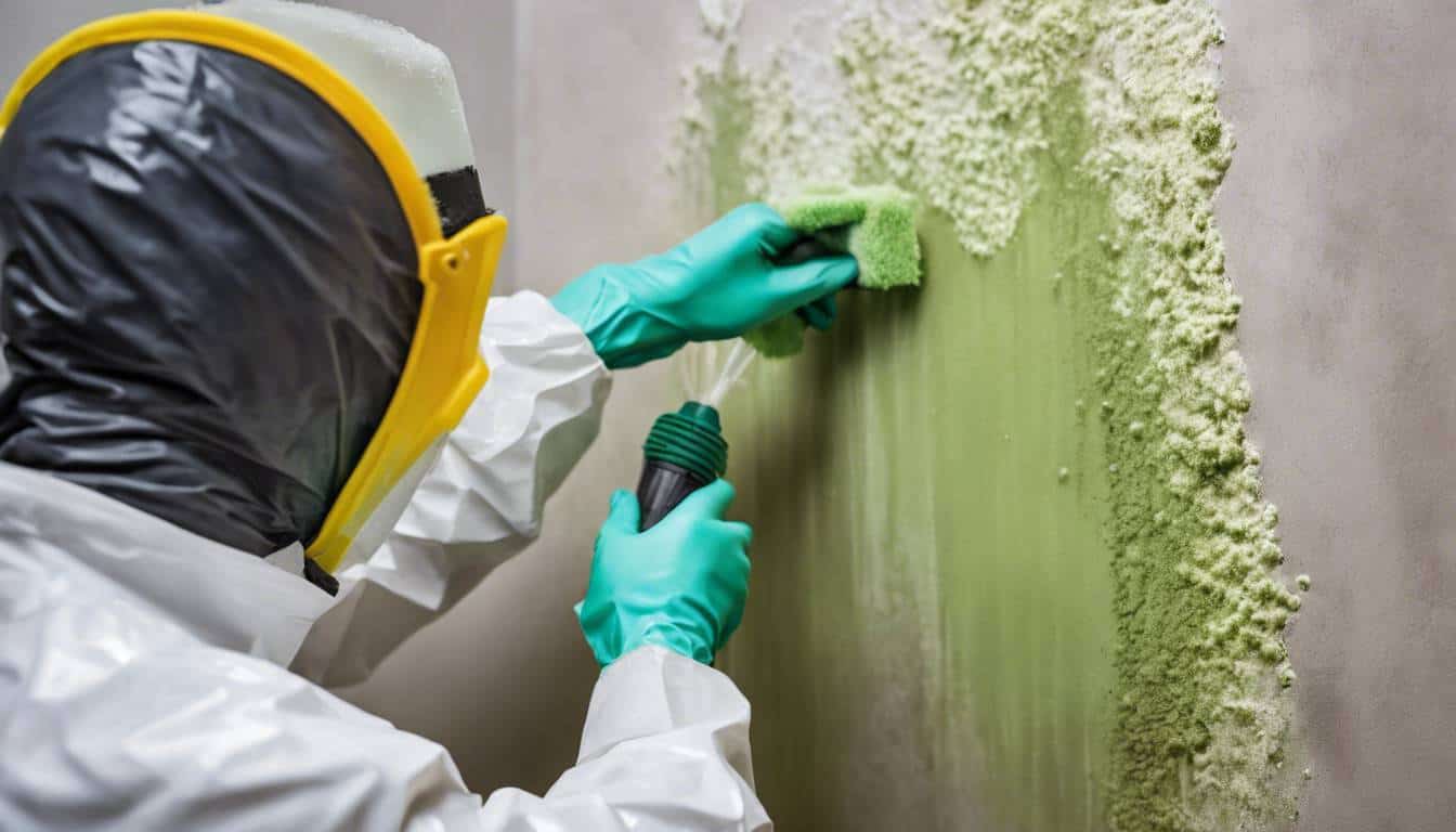 how to safely remove mold