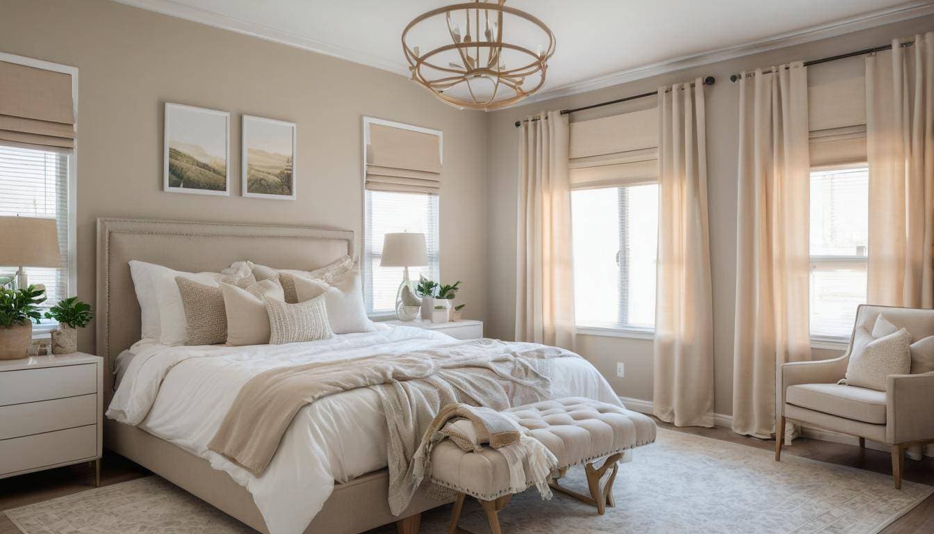 beautiful beige bedrooms