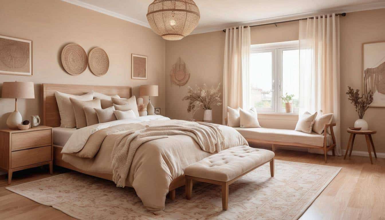 beautiful beige bedrooms