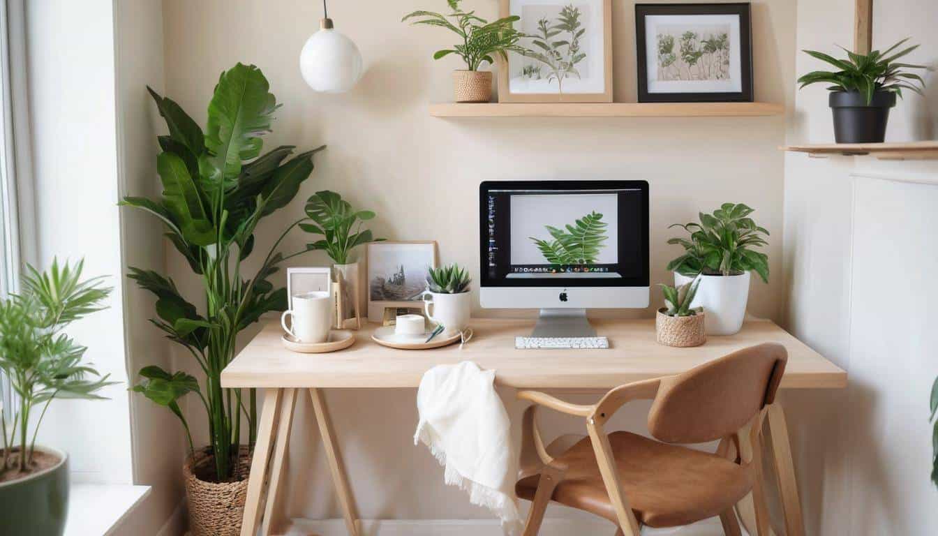 beautiful beige home offices