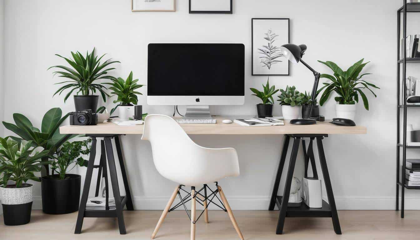 beautiful beige home offices