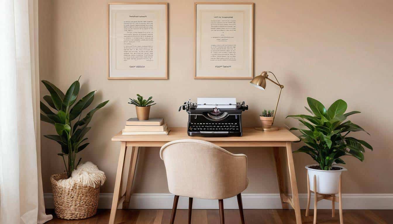 beautiful beige home offices