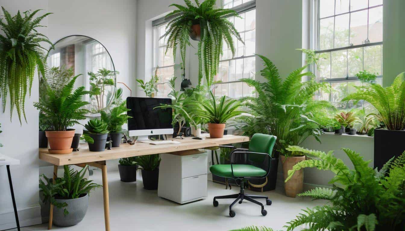 beautiful beige home offices