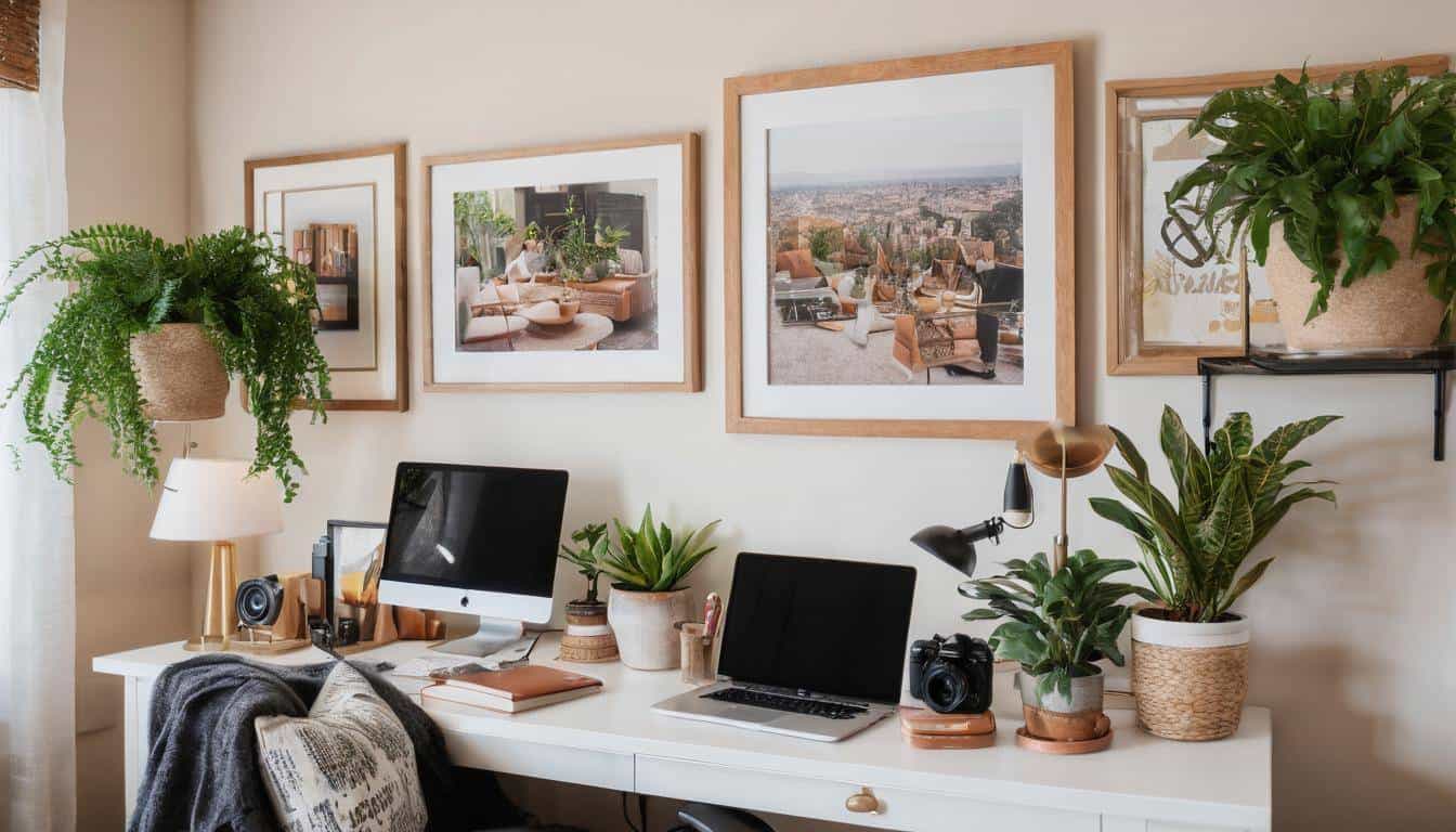 beautiful beige home offices