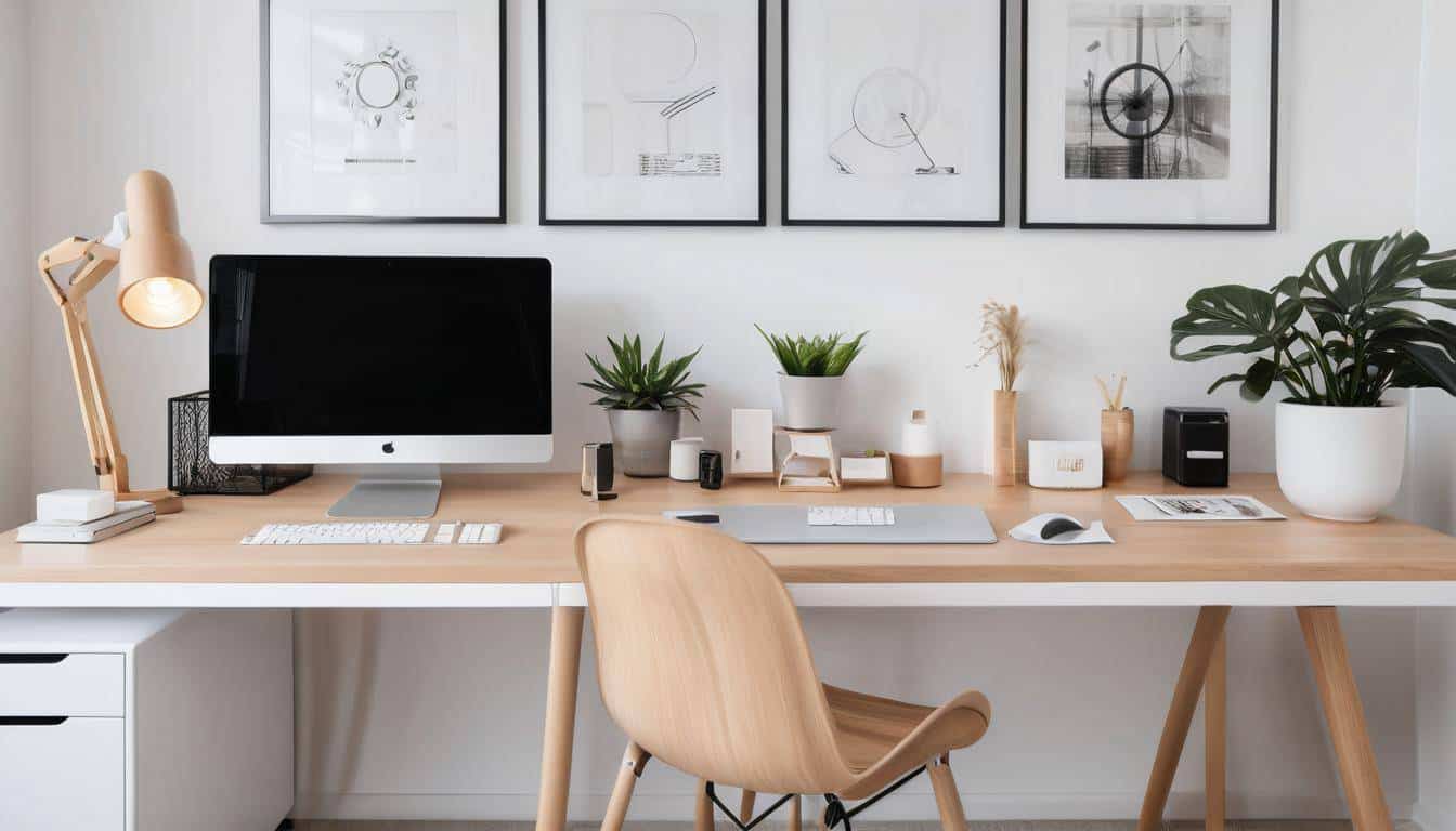 beautiful beige home offices