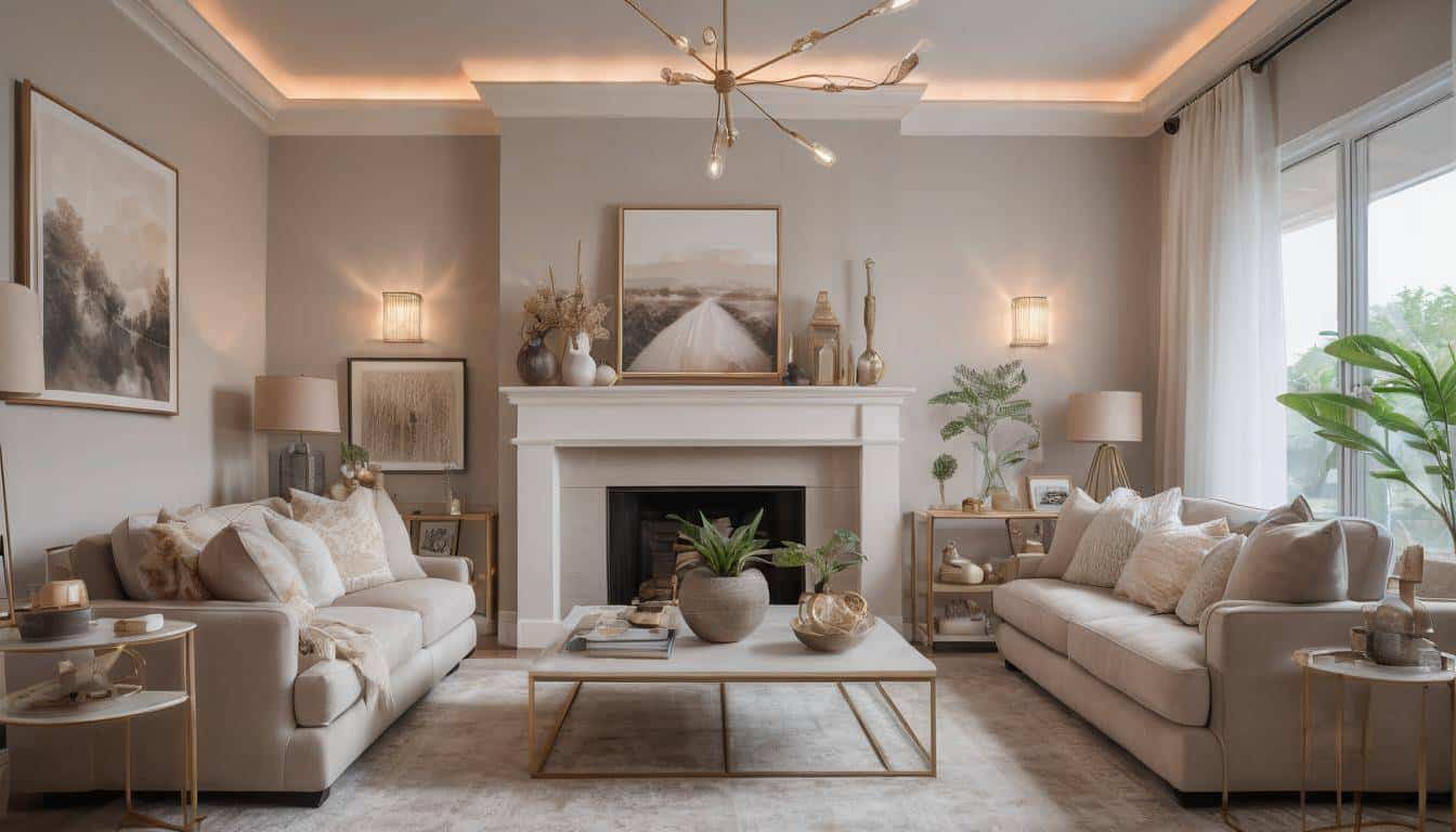 beautiful beige living rooms