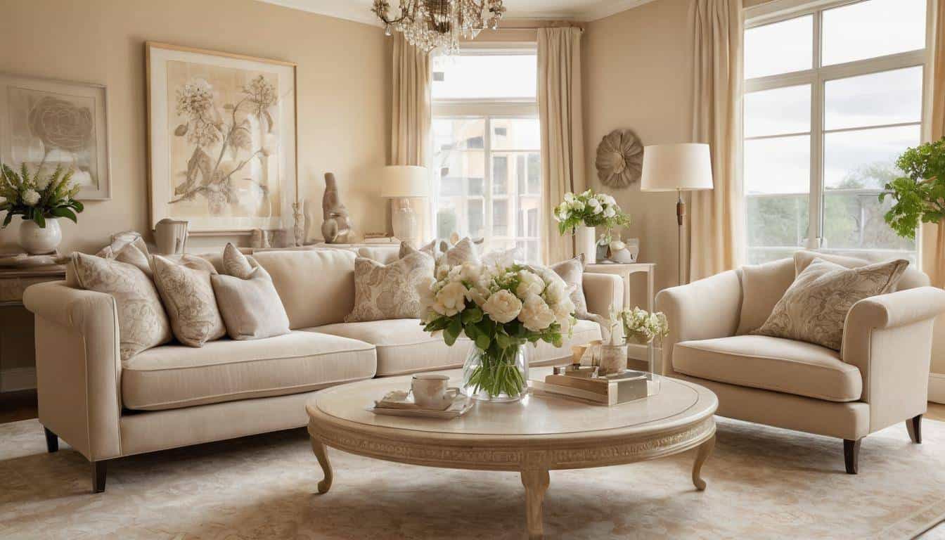 beautiful beige living rooms