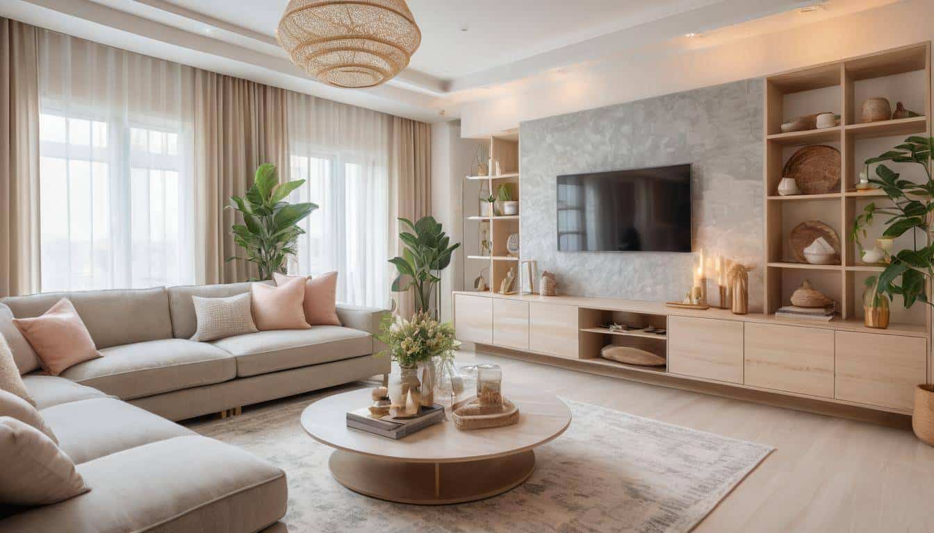 beautiful beige living rooms