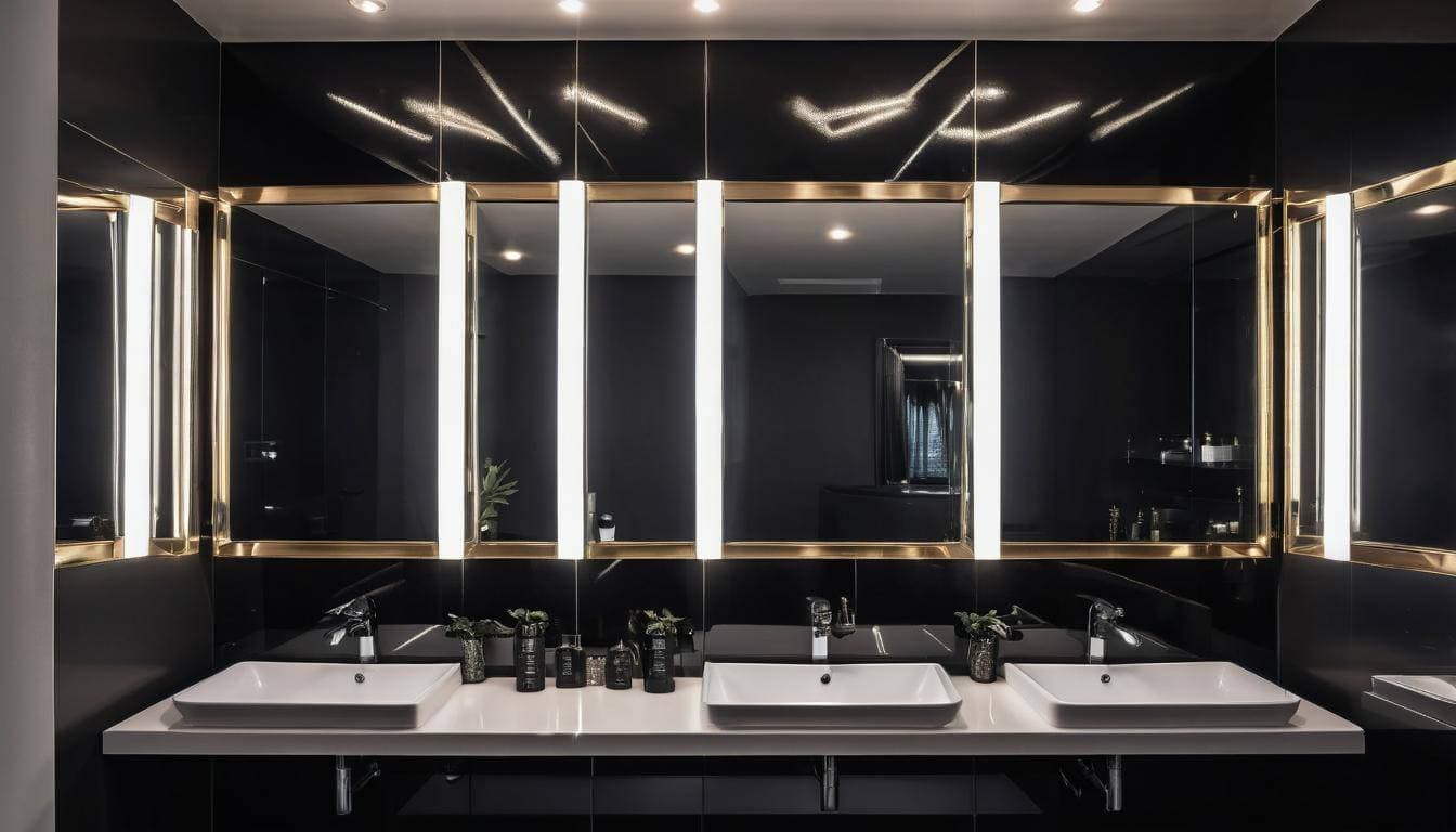 beautiful black bathrooms