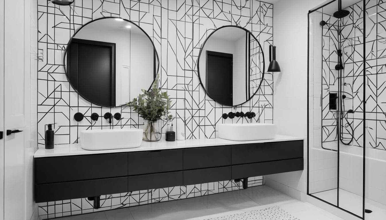 beautiful black bathrooms