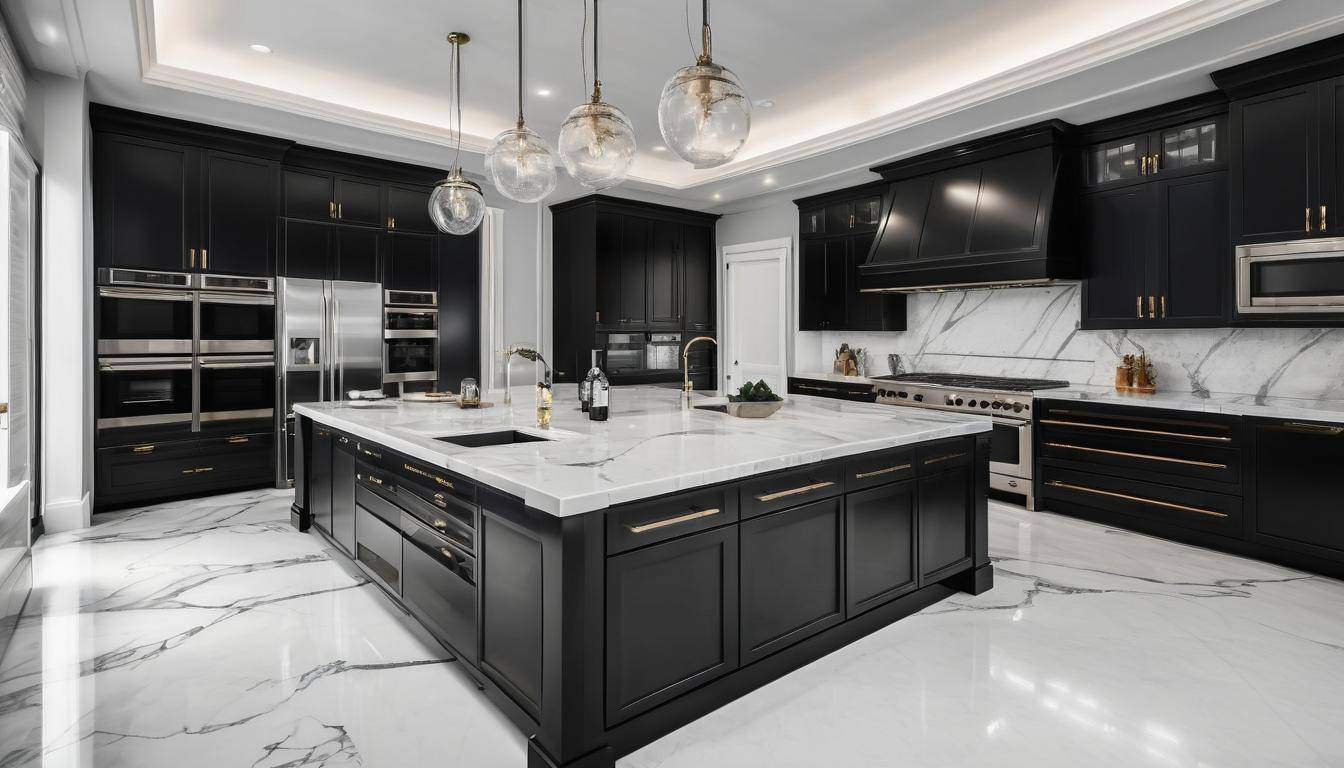 beautiful black kitchens