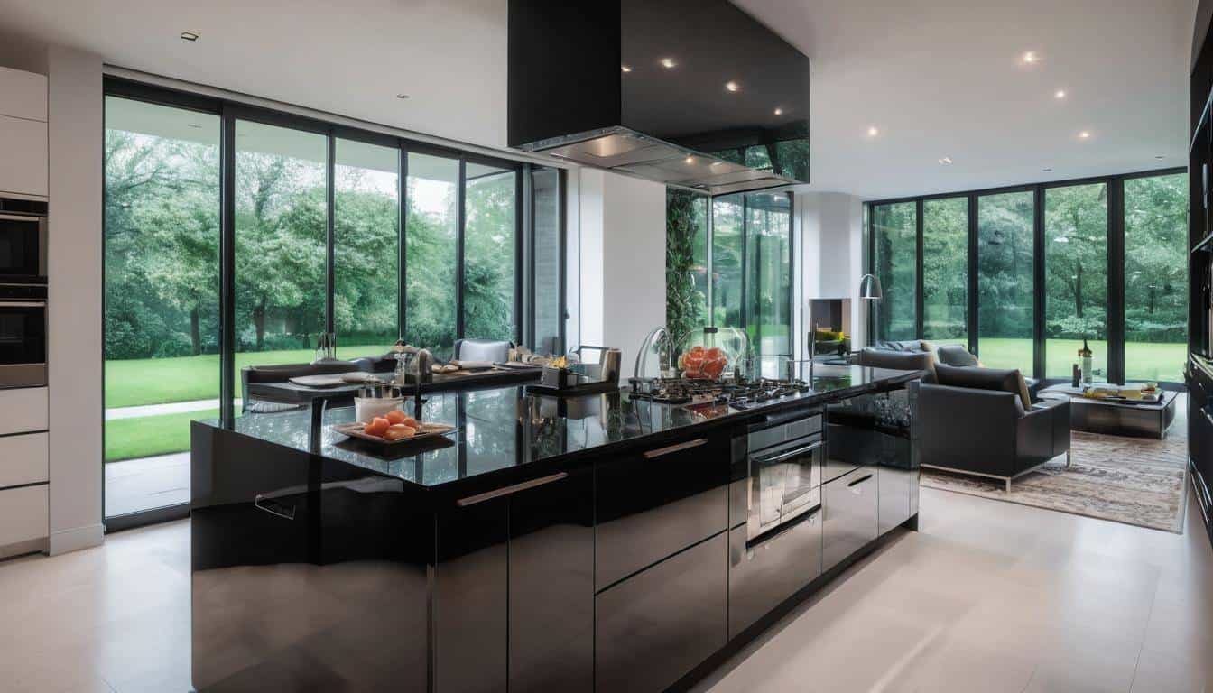 beautiful black kitchens