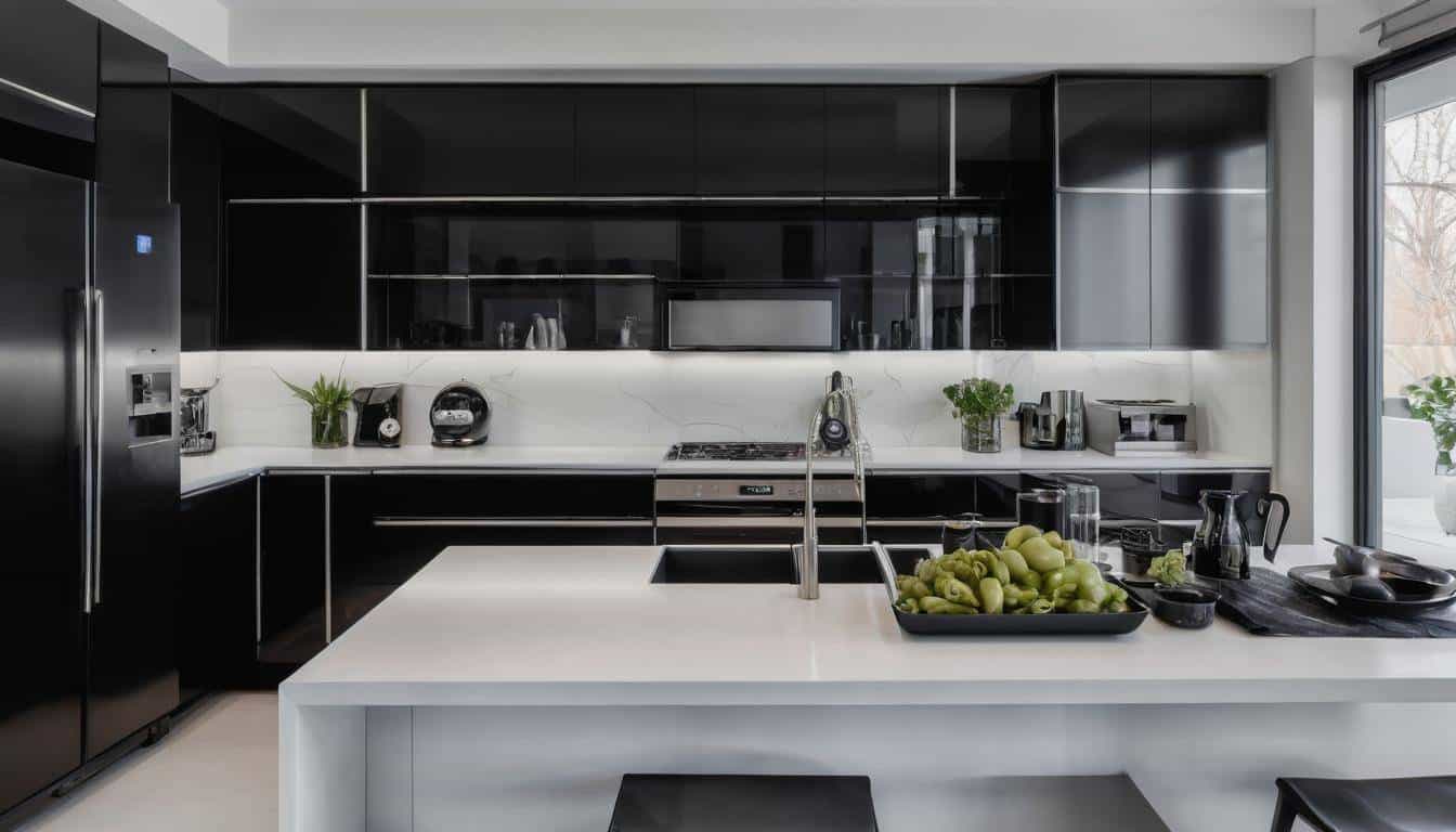 beautiful black kitchens