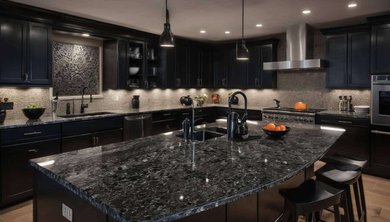 beautiful black kitchens