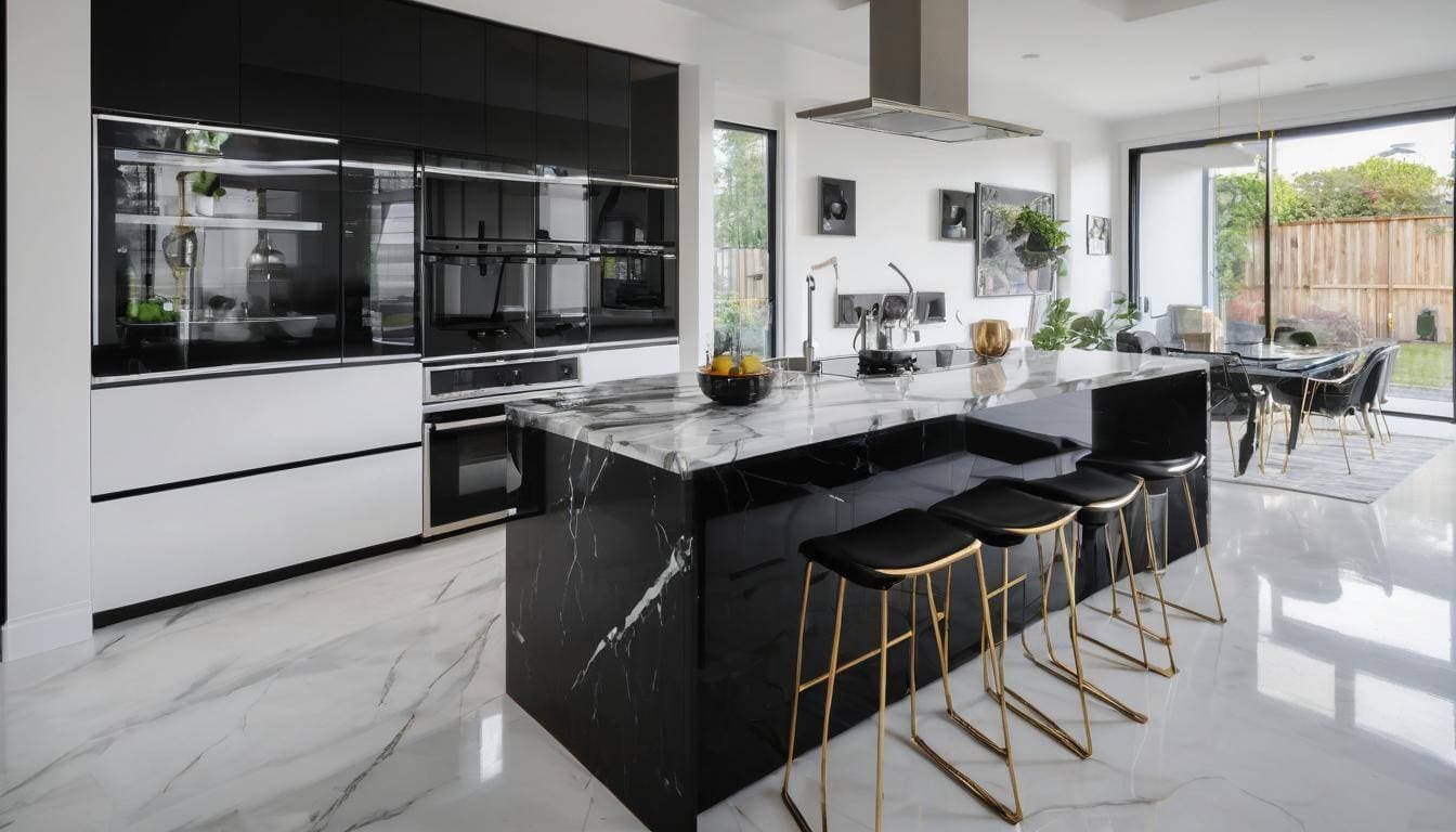 beautiful black kitchens