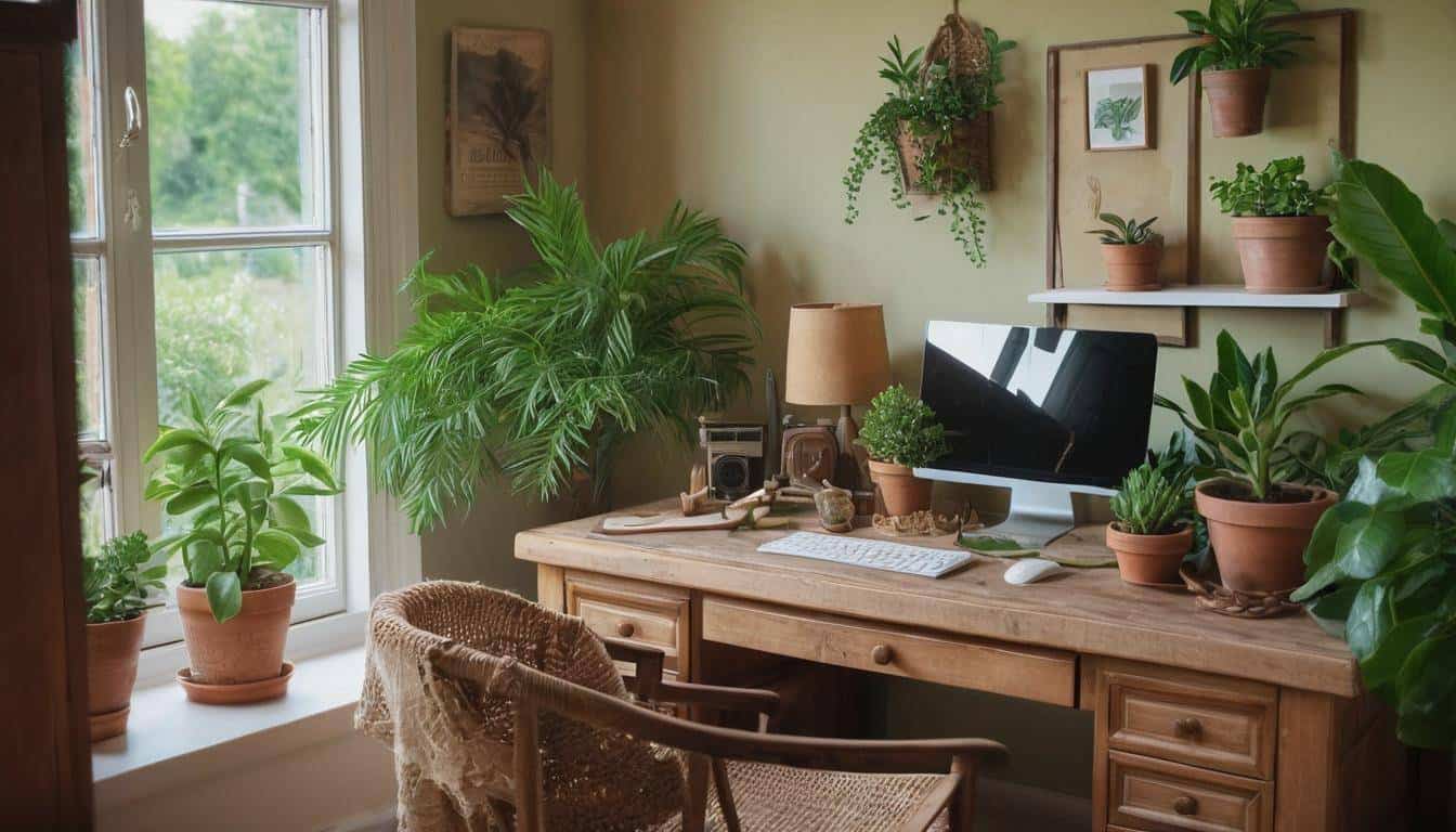 beautiful brown home offices