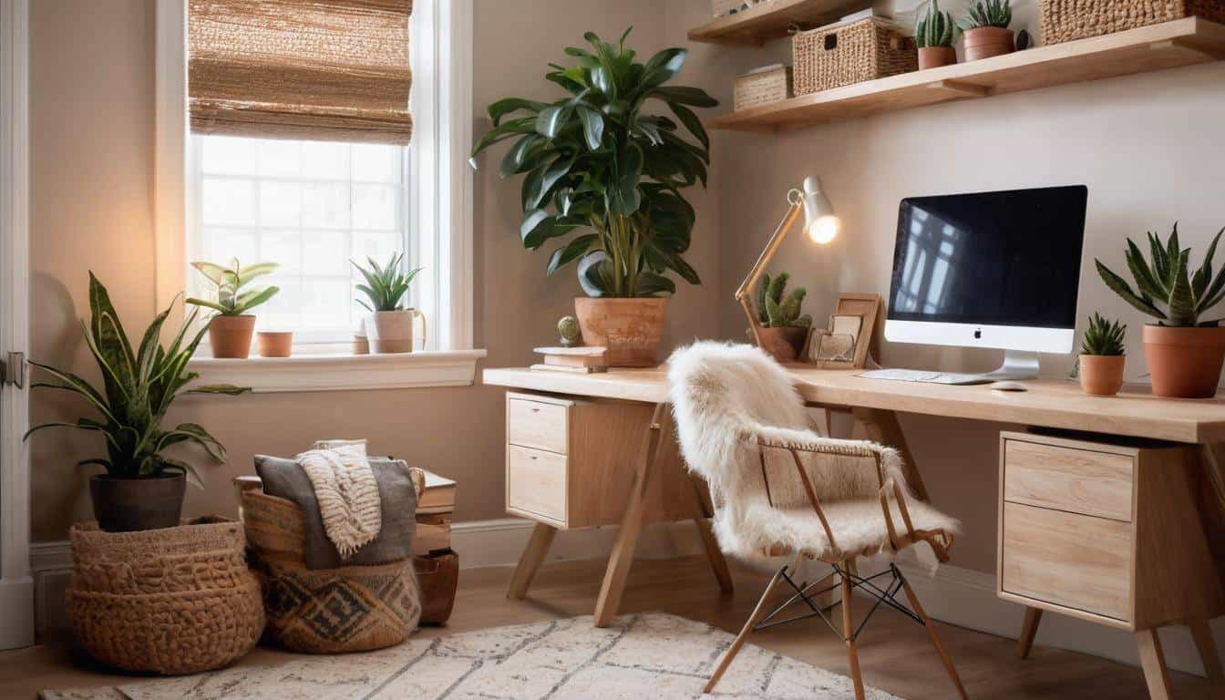 beautiful brown home offices