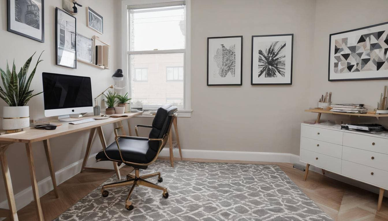 beautiful brown home offices