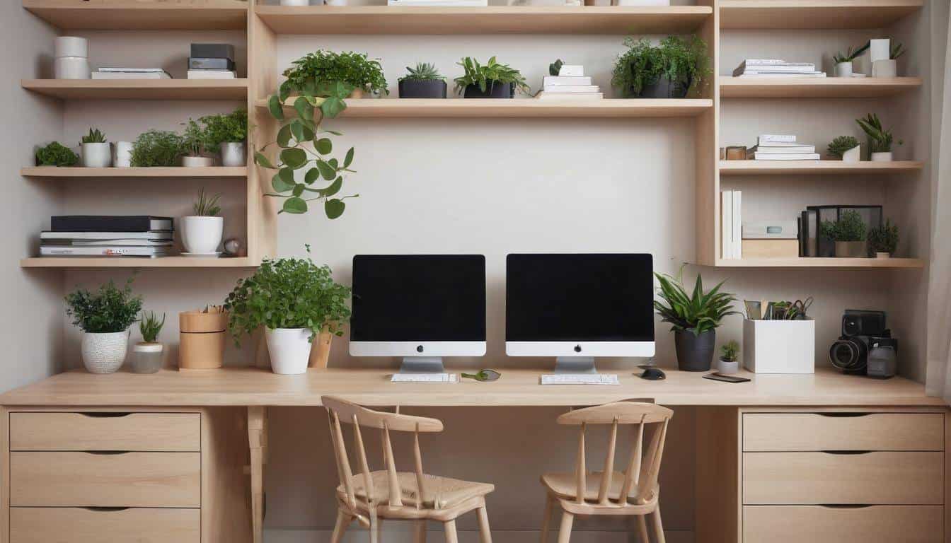 beautiful brown home offices