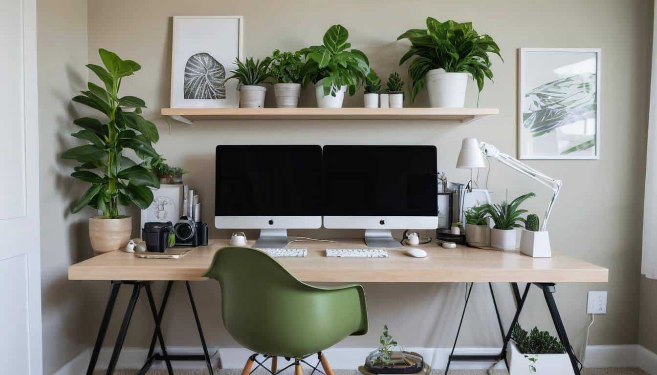 beautiful brown home offices