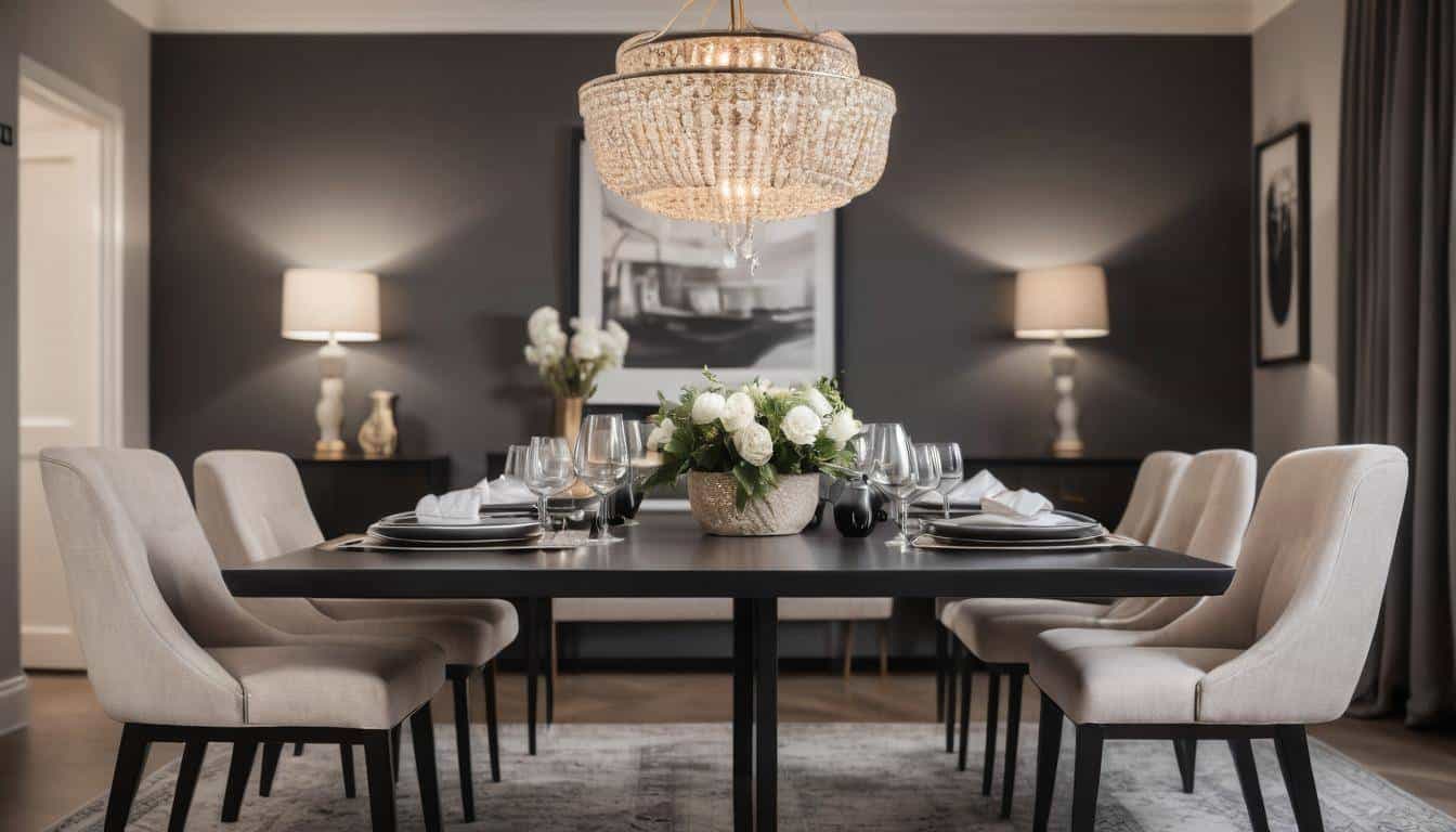 beautiful charcoal dining rooms