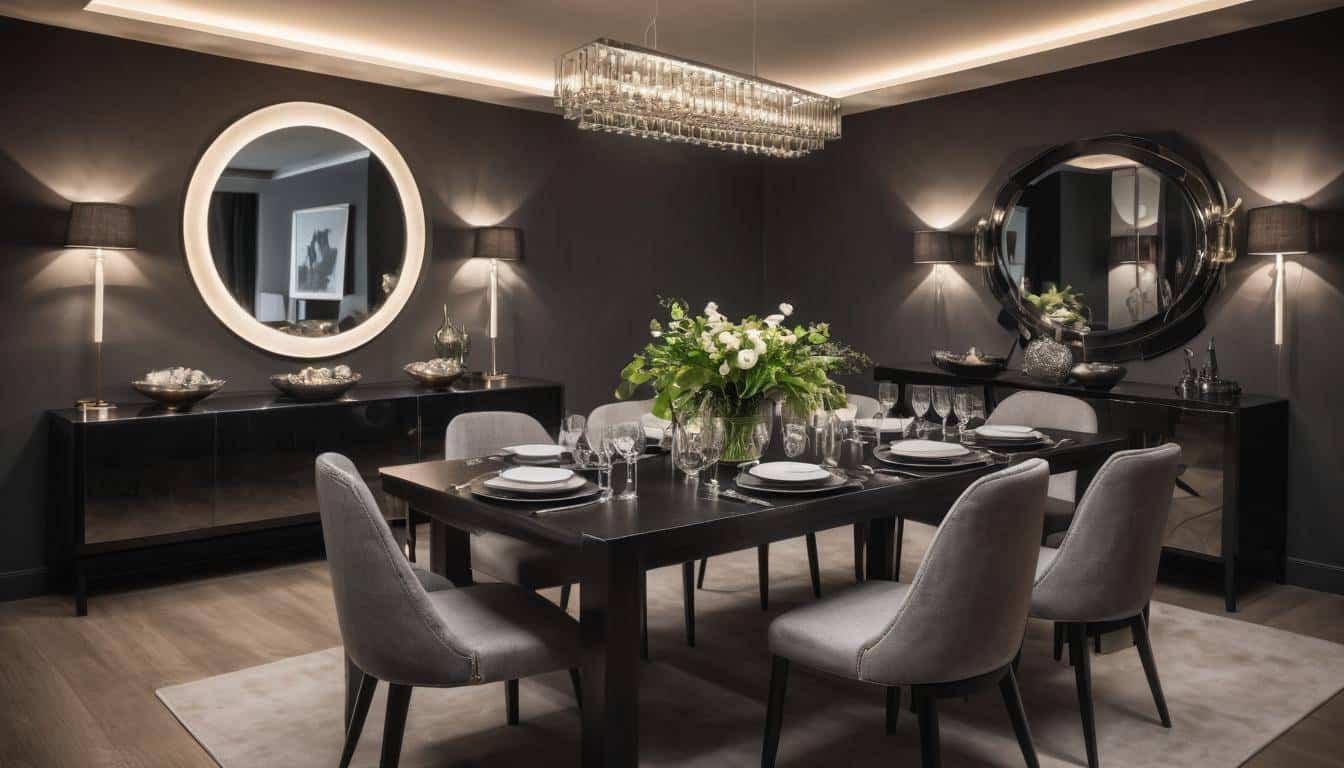 beautiful charcoal dining rooms