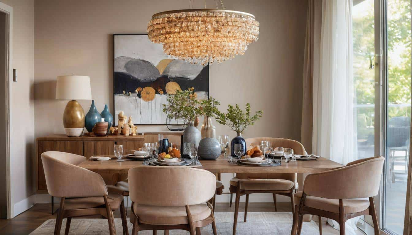 beautiful gold dining rooms