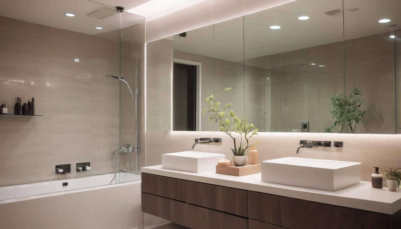 beautiful grey bathrooms