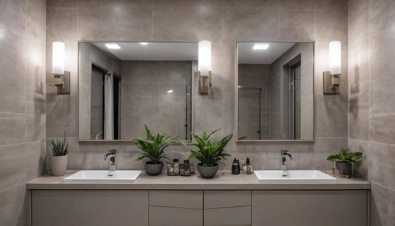 beautiful grey bathrooms