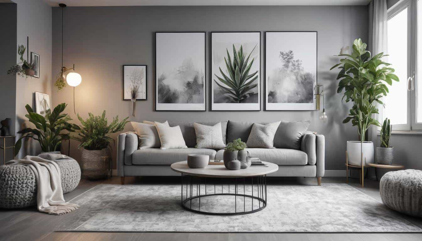 beautiful grey living rooms