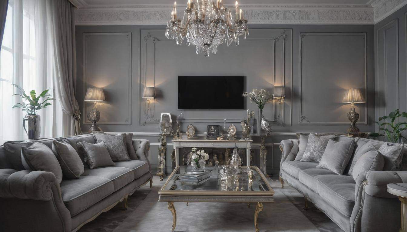 beautiful grey living rooms